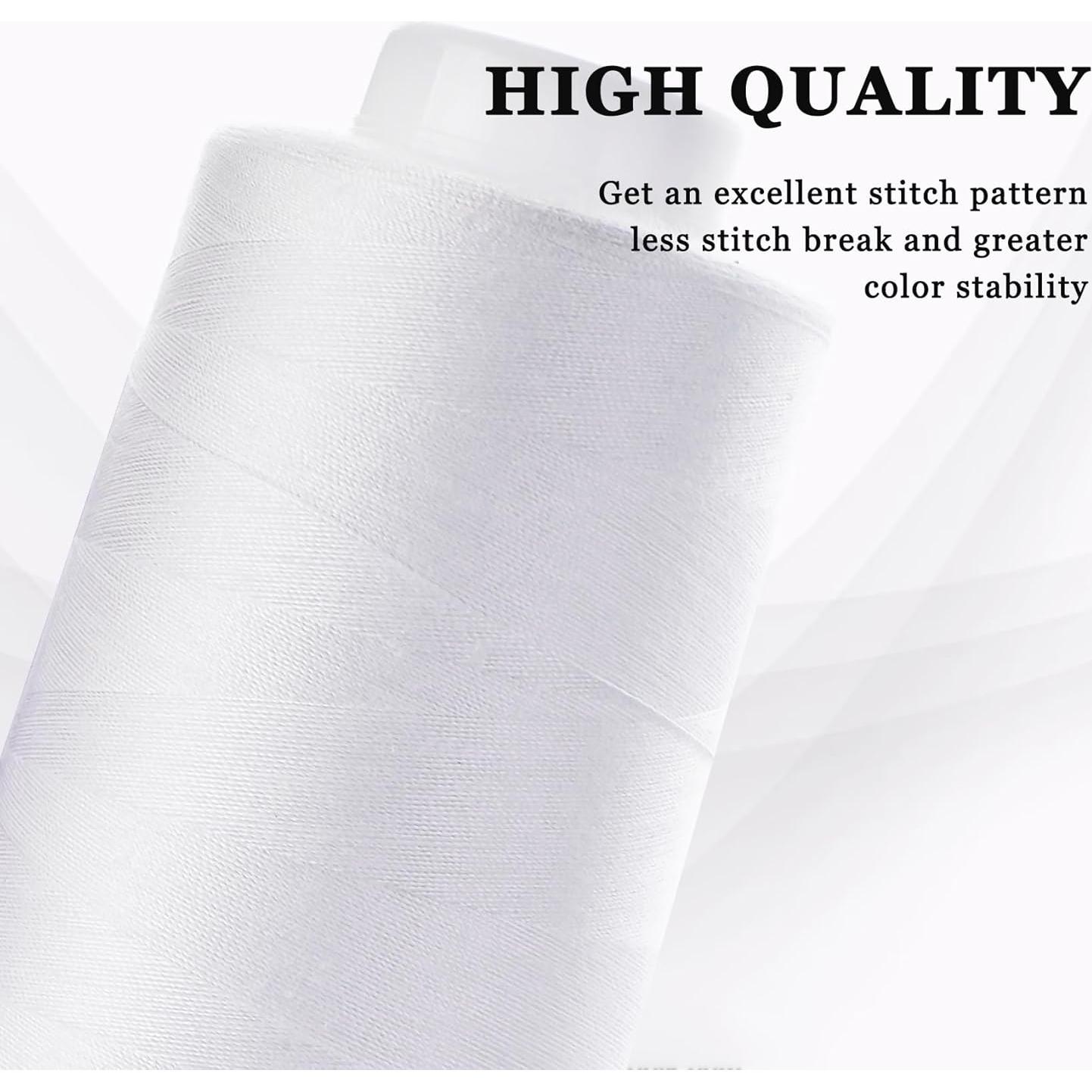 Juego de Hilo de Coser ilauke 4 Carretes 3000 Yards Poliester