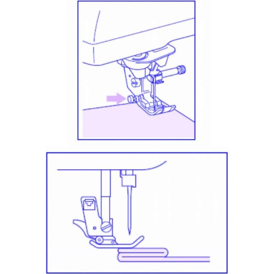 Pie de Prensatelas Zig Zag DreamStitch para Máquinas de Coser