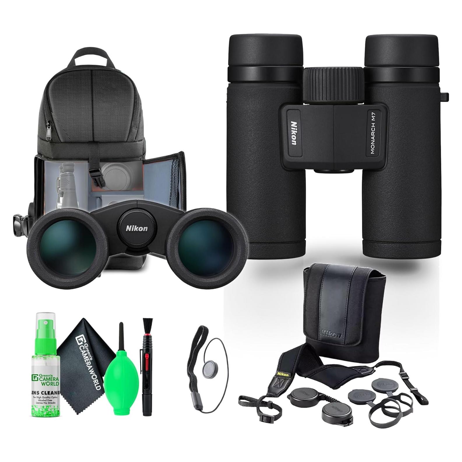 Binoculares Nikon 10x30 Monarch M7 Impermeables + Mochila