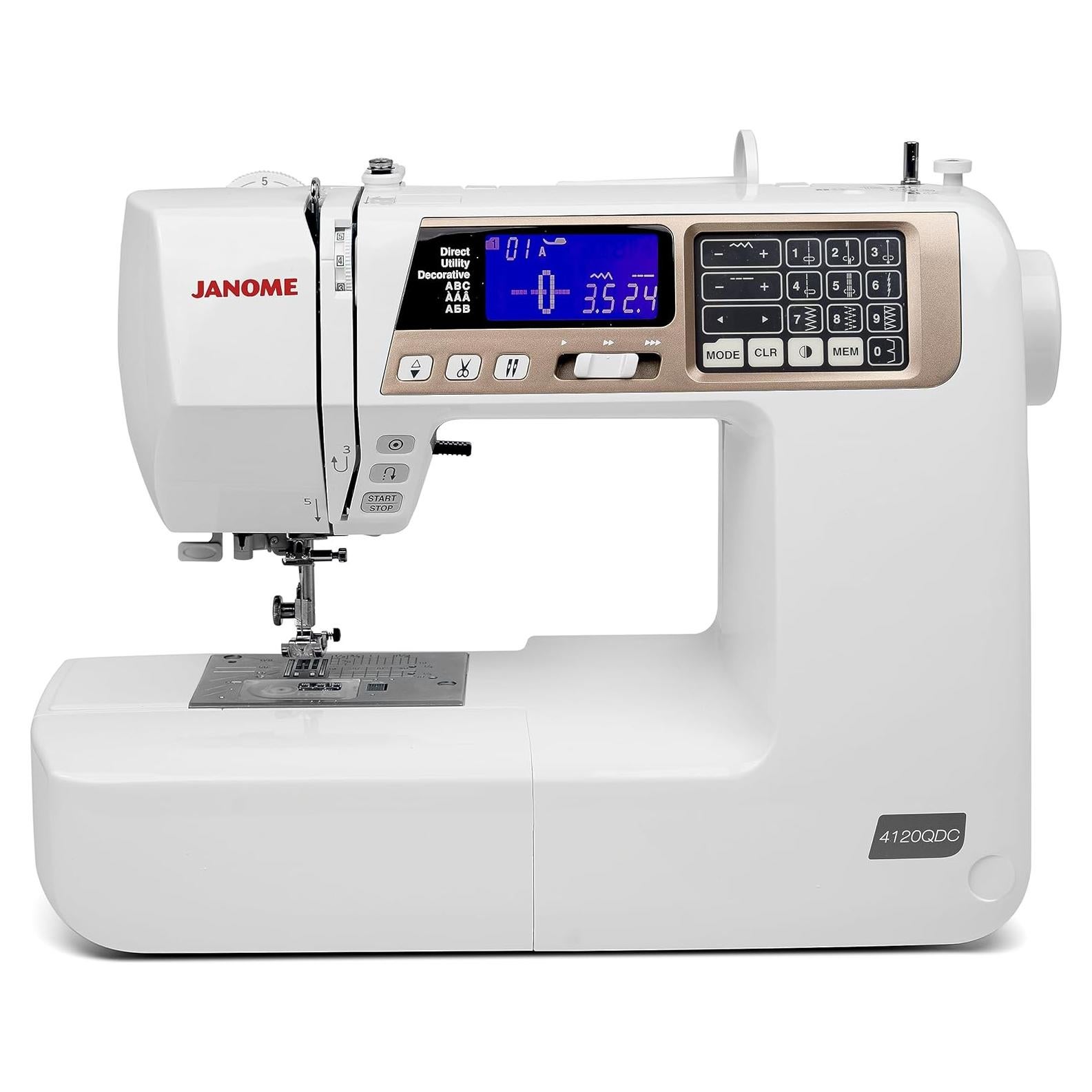 Máquina de Coser Janome 4120QDC-T Computarizada 120 Puntadas