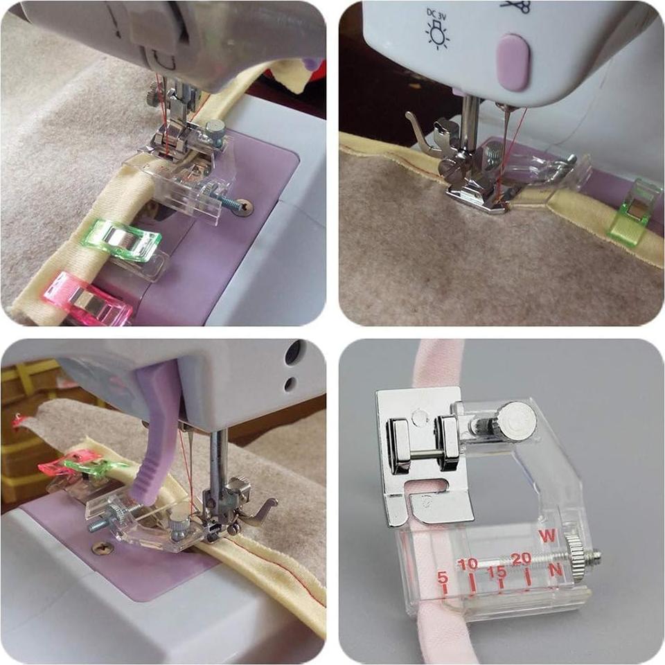 Pie de Prensatelas Ajustable STORMSHOPPING para Cinta Sesgada 5-20mm