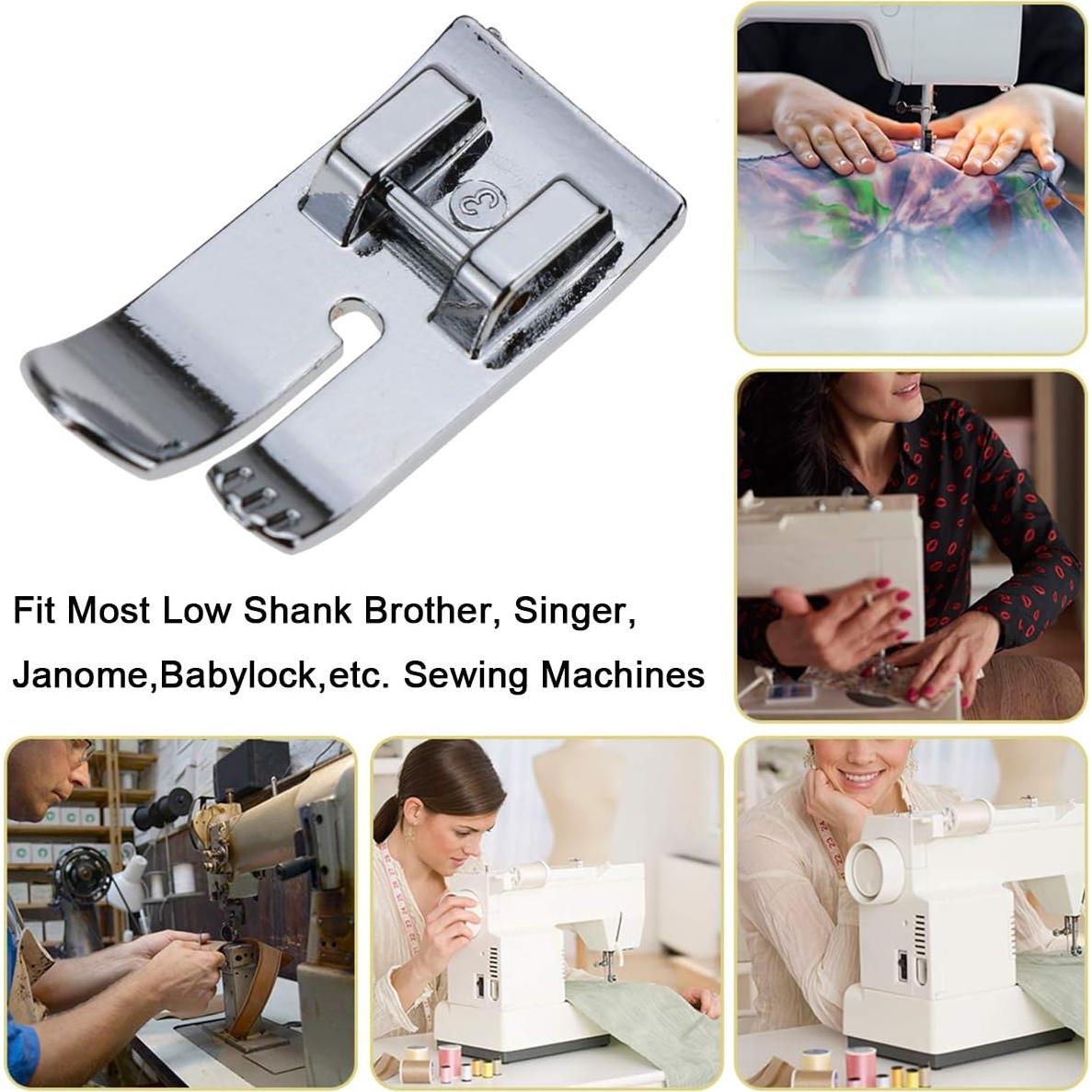 Pie de prensa de puntada recta 1/4" STORMSHOPPING para máquinas de coser