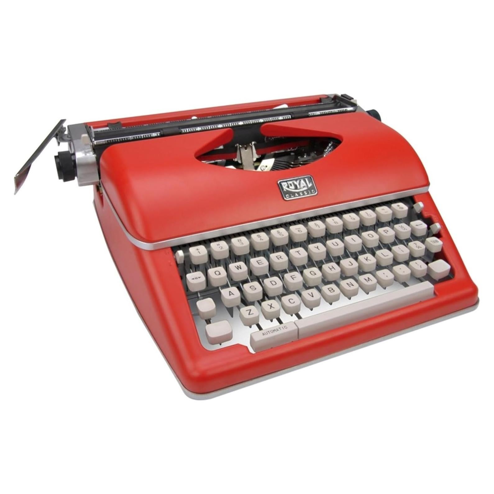 Máquina de Escribir Manual Royal 79120Q Roja - Clásica de Metal