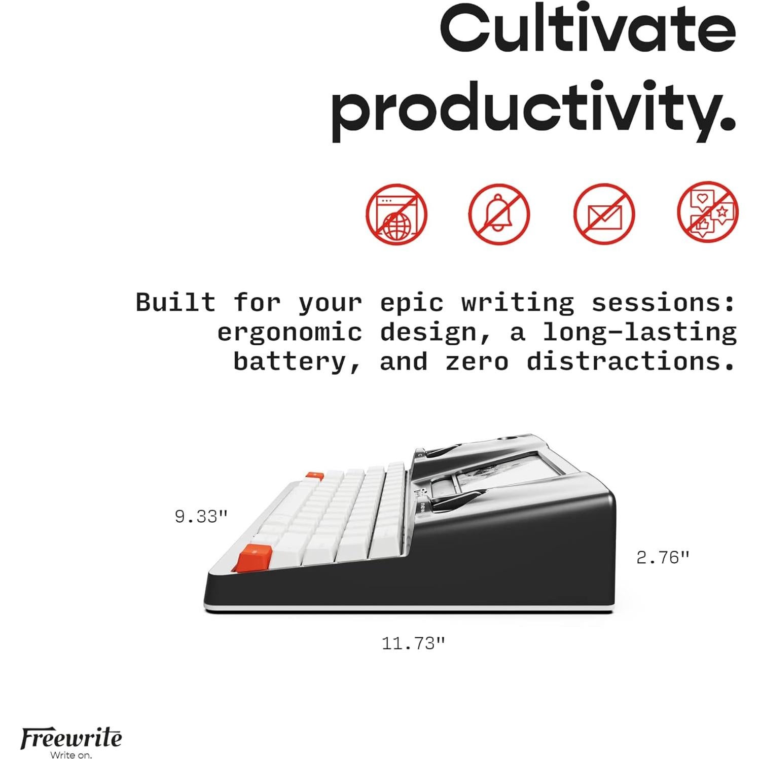 Máquina de Escribir Digital Freewrite FST-03 con Pantalla E Ink