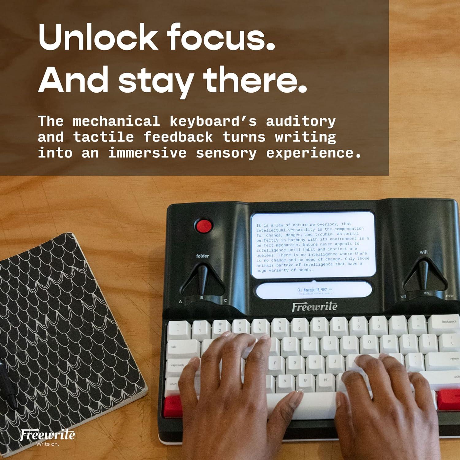 Máquina de Escribir Digital Freewrite FST-03 con Pantalla E Ink