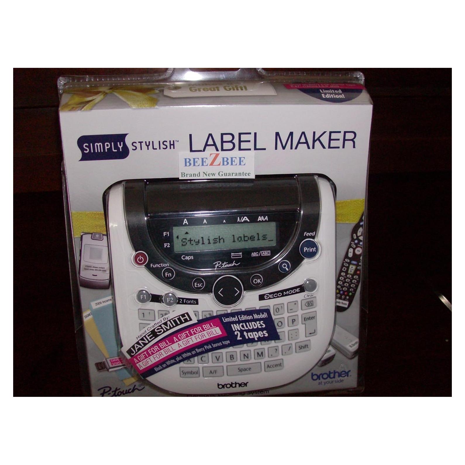 Etiquetadora Brother PT-1290 con Pantalla LCD y Modo Deco