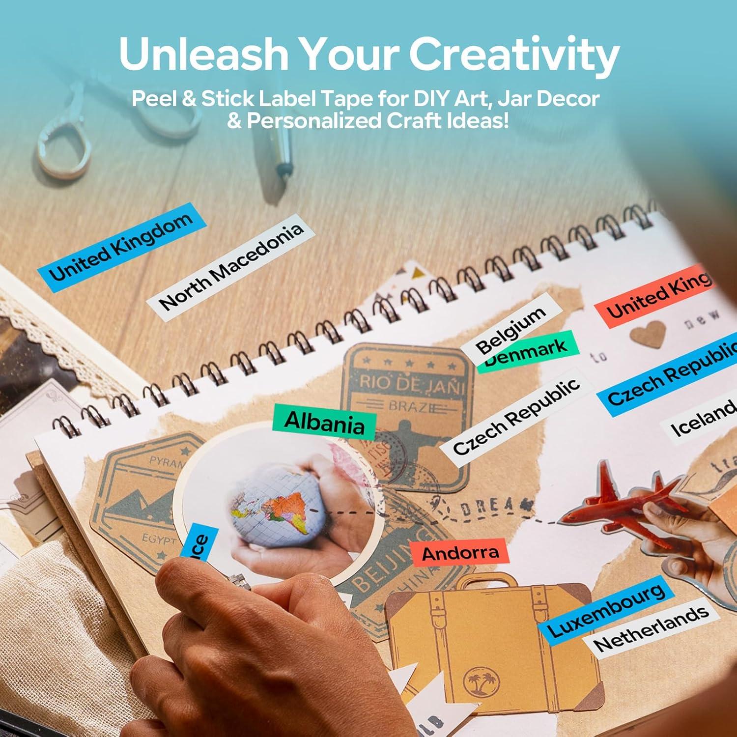 Cintas de Etiquetas VolenGo M950 12mm 5-Pack Colores