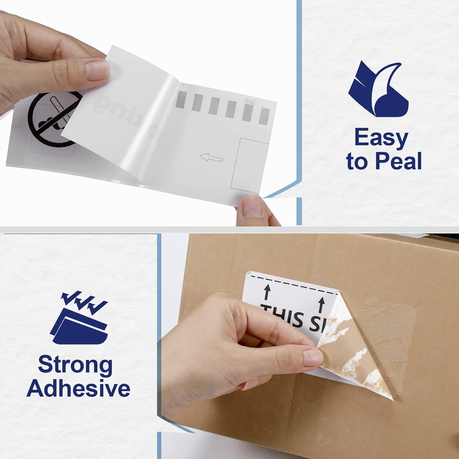 Etiquetas de Papel Continuas COLORTY DK-2205 12 Rollos 62mm