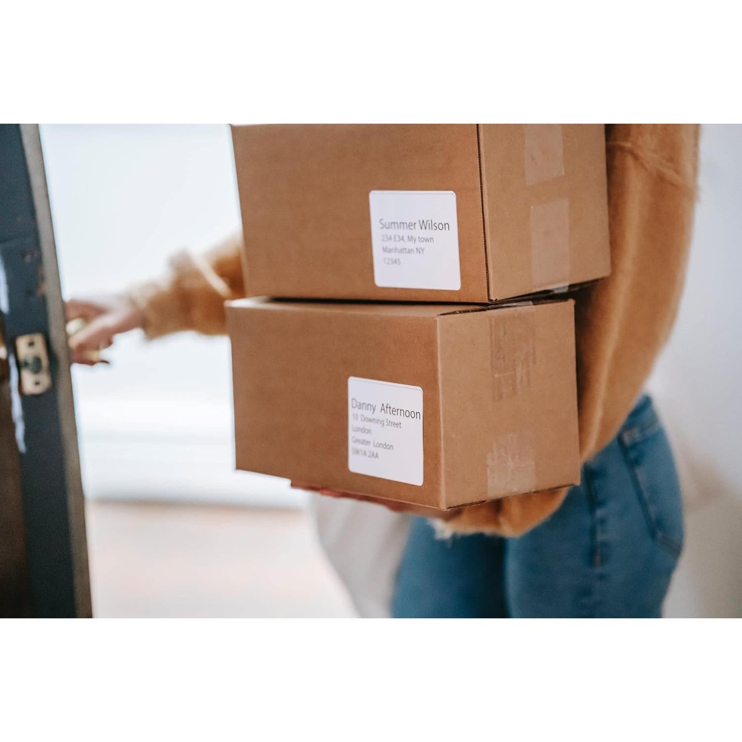 Etiquetas de Papel Continuas COLORTY DK-2205 12 Rollos 62mm