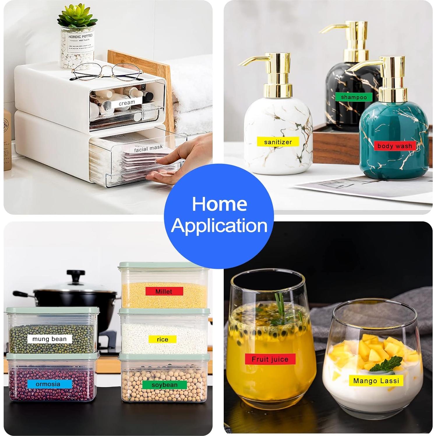 Cinta de Etiqueta 12mm BOYEEZON 6-Pack Compatible Brother