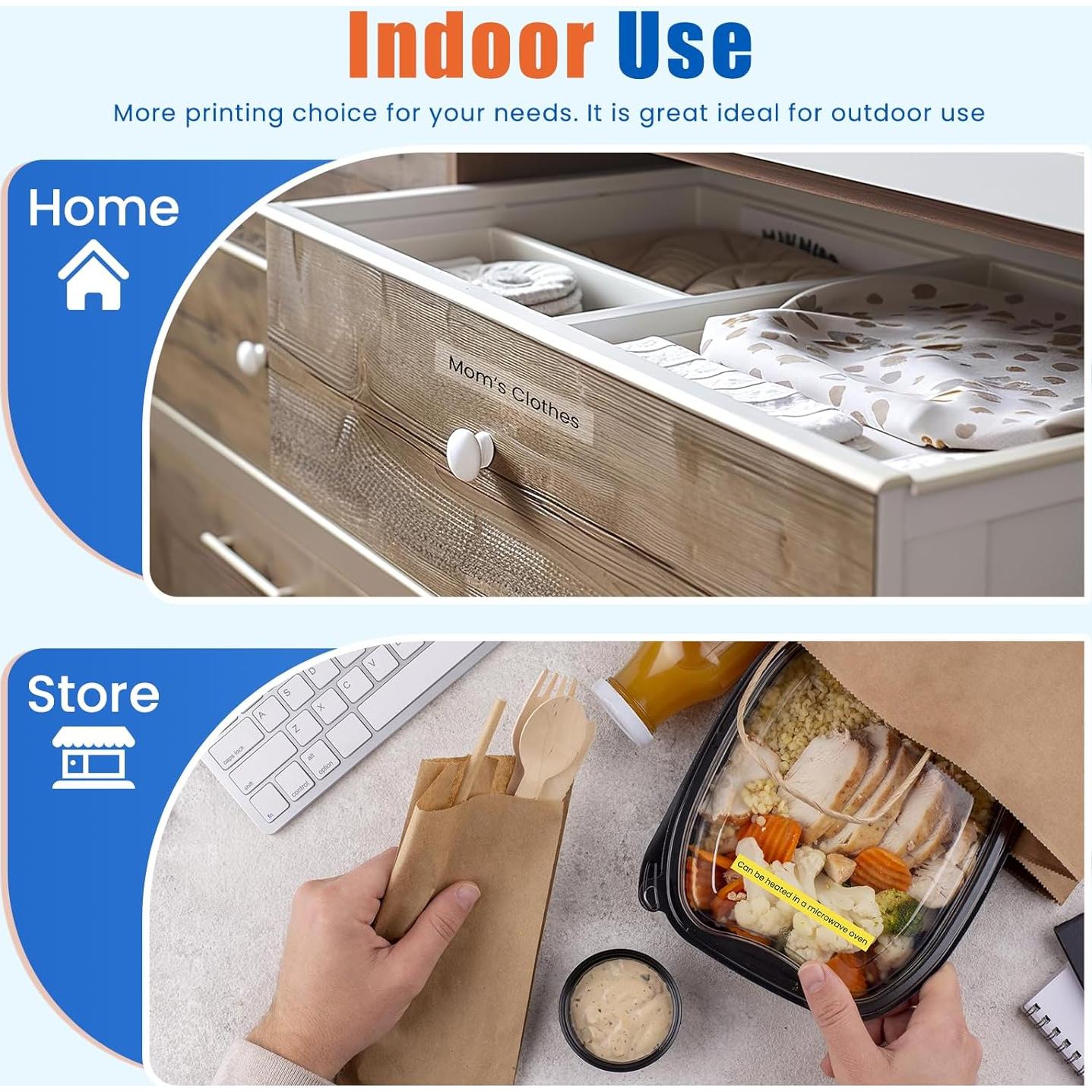 Cinta de Etiqueta 12mm Labelife Compatible Brother M Tape