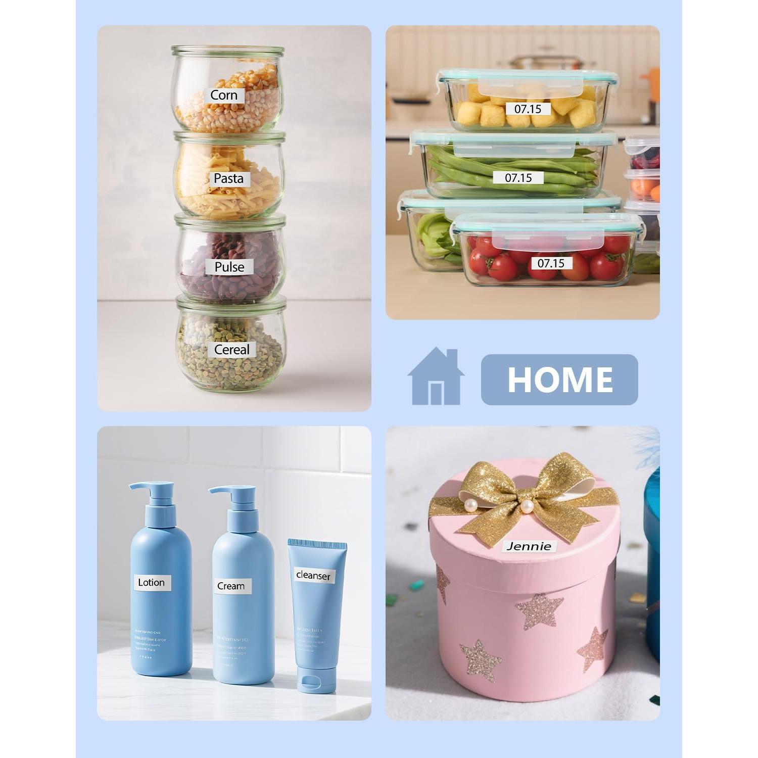 Cinta de Etiquetas Labelwell TZe-231 12mm Laminada Blanca