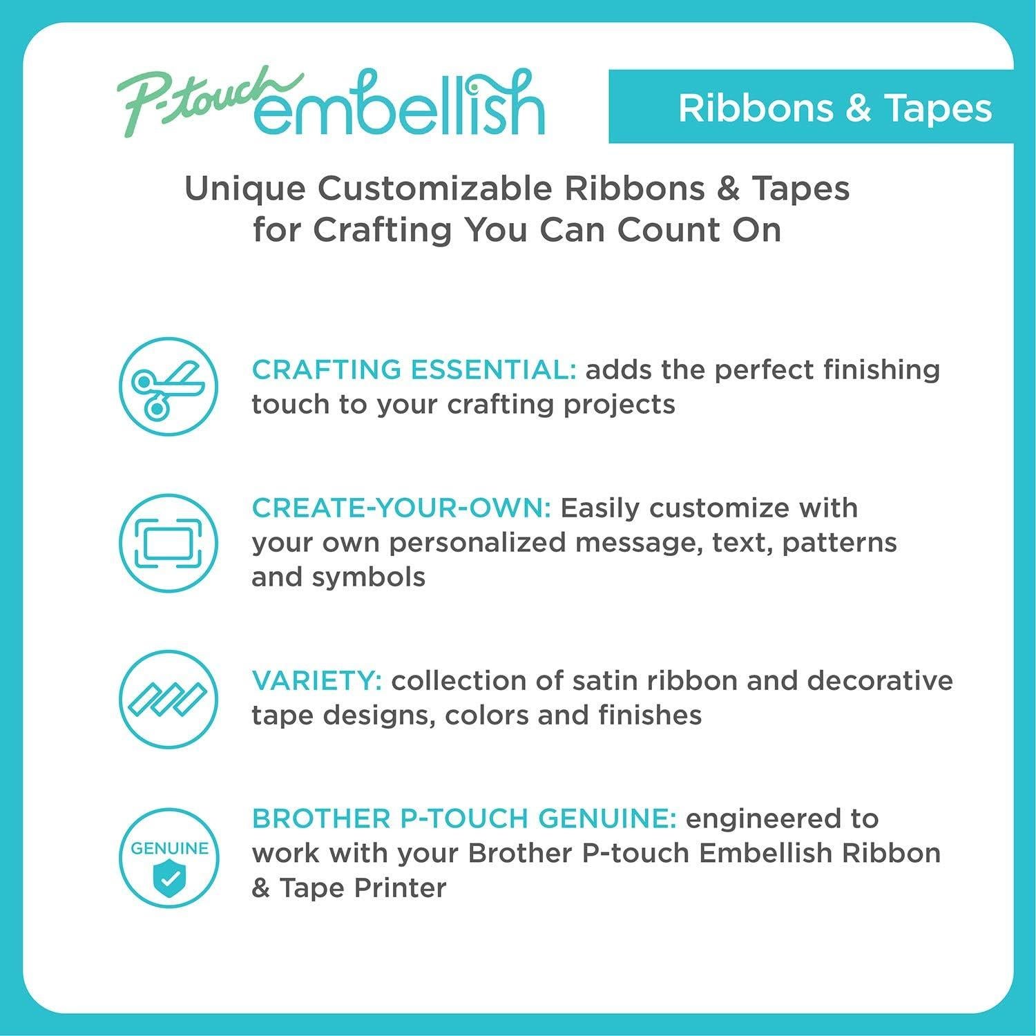 Cinta Blanca Mate con Impresión Negra Brother TZEM231S 12mm