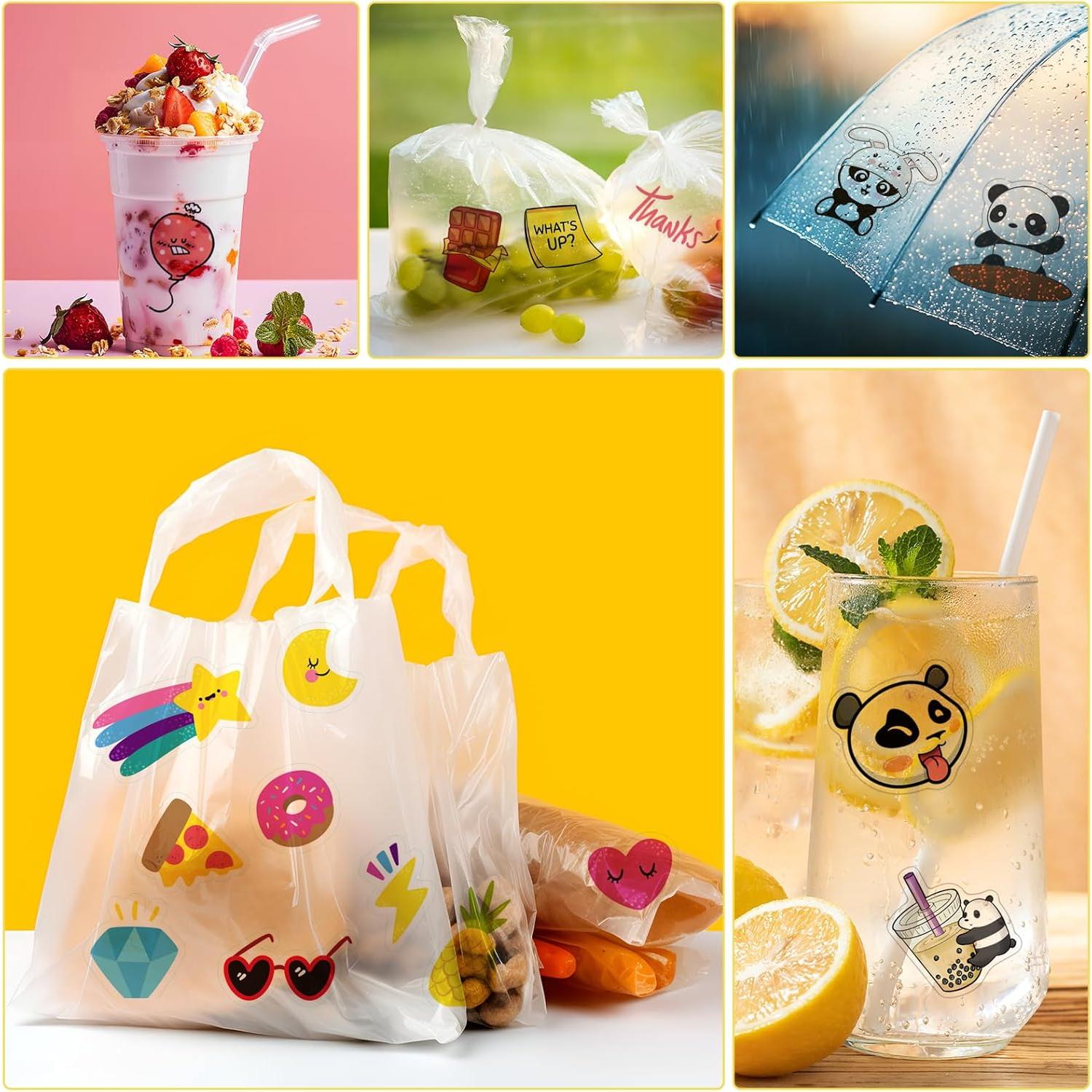 Papel de Etiquetas Transparentes Aevdor 120 Hojas 21.6x27.9 cm