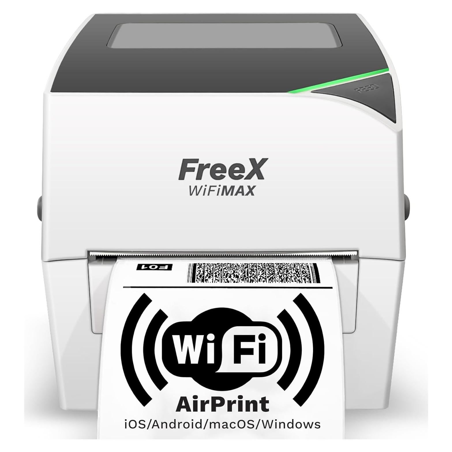 Impresora Térmica WiFiMAX FreeX 4x6 Inalámbrica AirPrint
