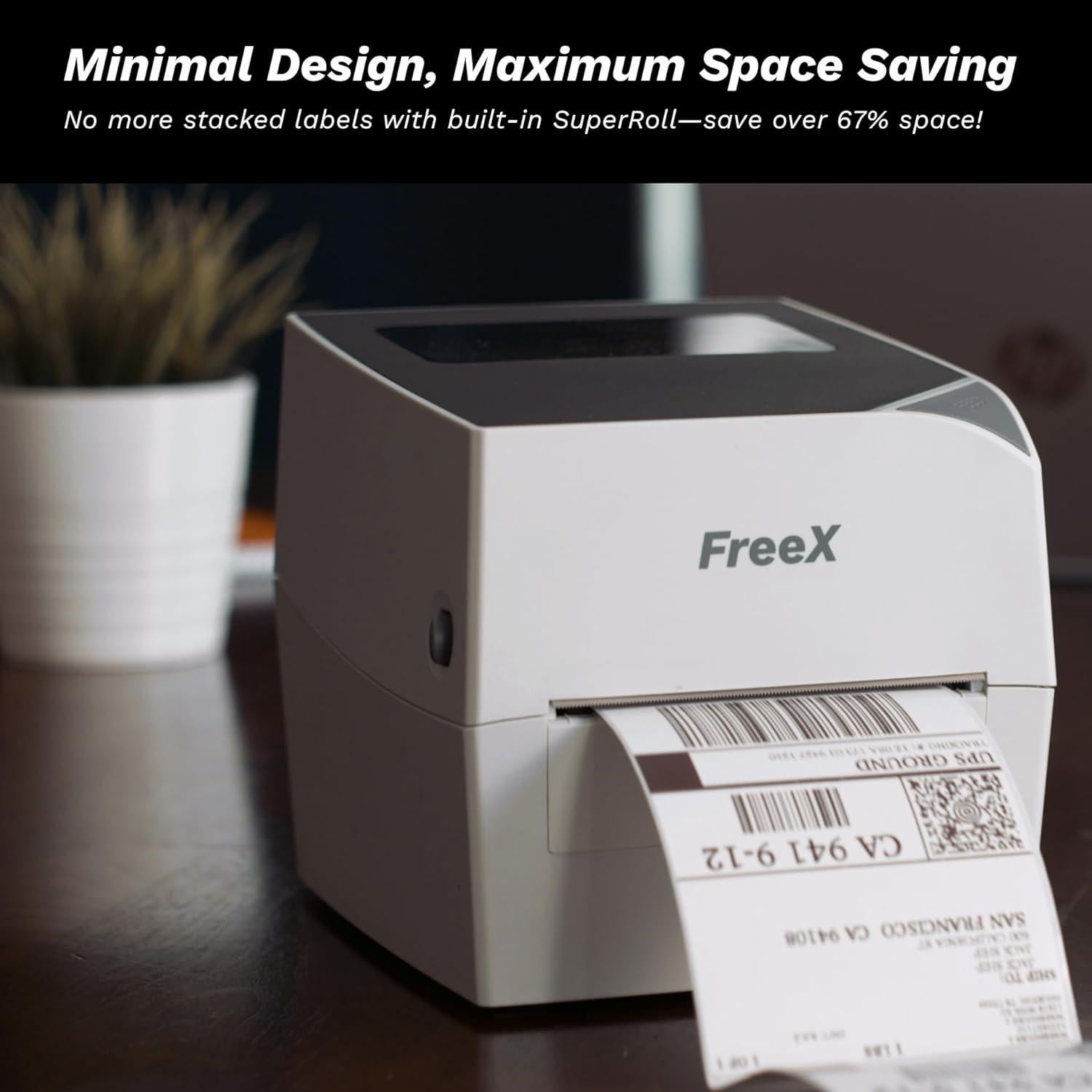 Impresora Térmica WiFiMAX FreeX 4x6 Inalámbrica AirPrint