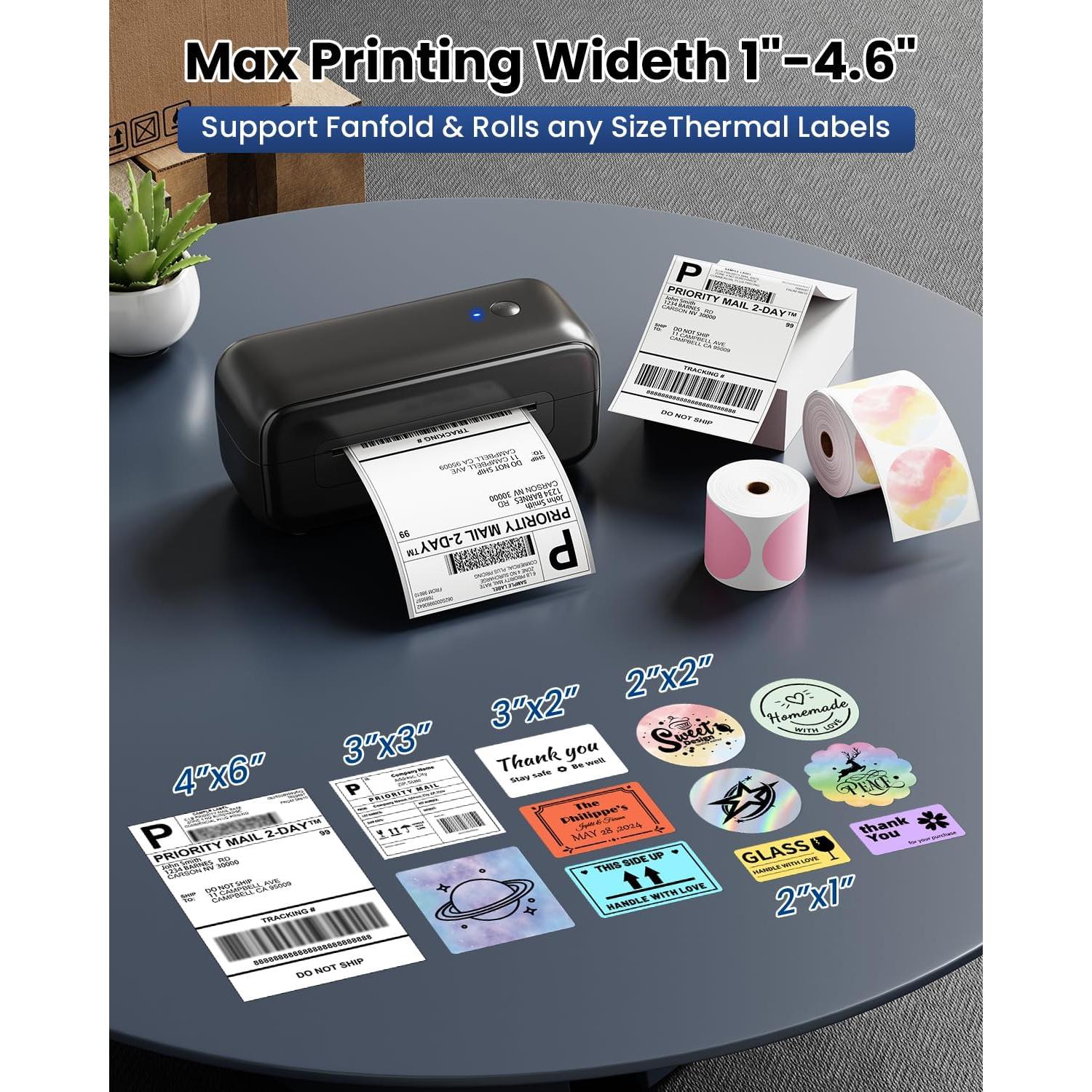 Impresora de Etiquetas Térmicas Bluetooth Phomemo 246S 4x6