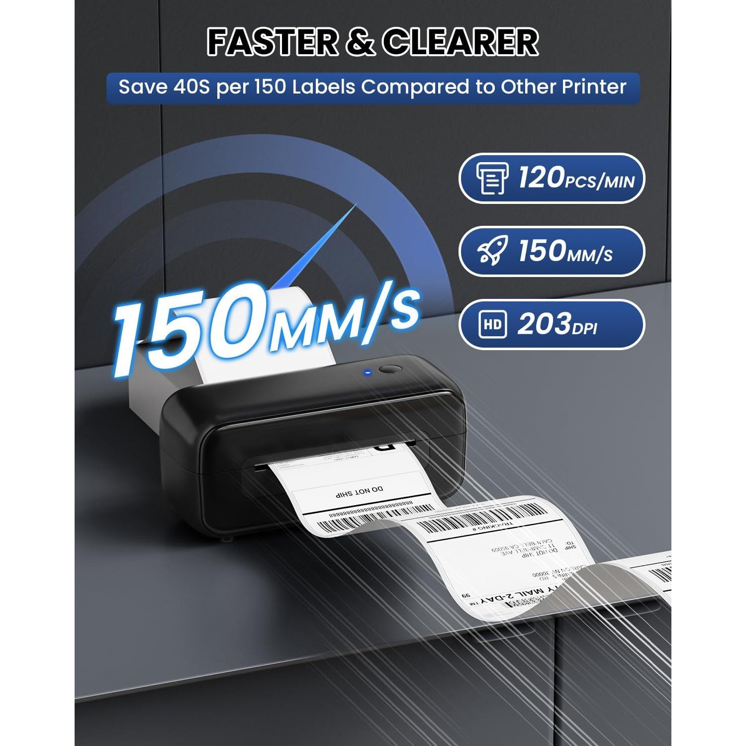 Impresora de Etiquetas Térmicas Bluetooth Phomemo 246S 4x6