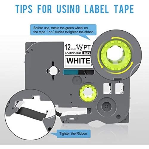 Cinta de Etiquetas IDIK 9mm x 8m Compatible Brother P-Touch