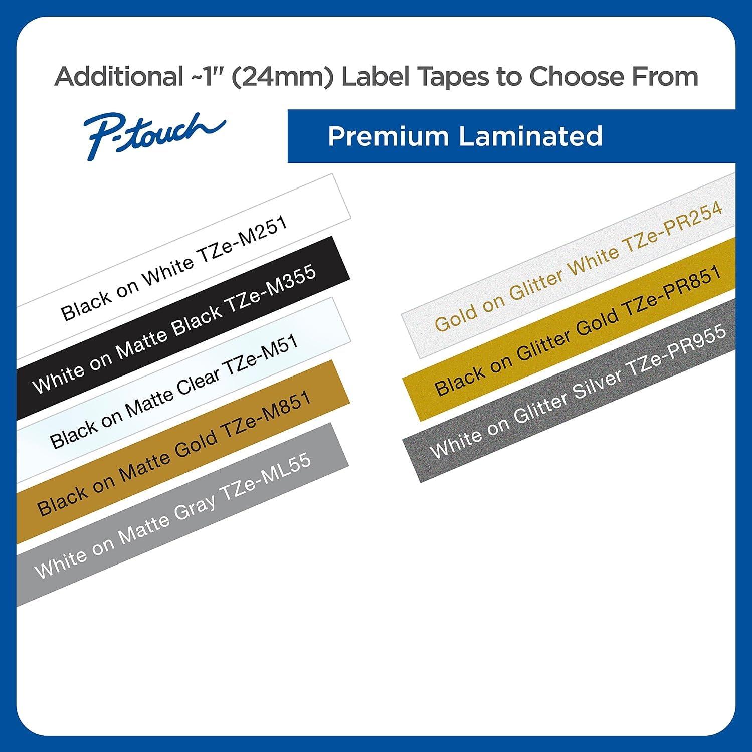 Cinta de Etiquetas Laminadas Brother TZe-251 2.54 cm x 7.92 m
