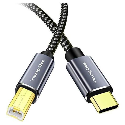 Cable USB C a USB 2.0 tipo B 5 m Yeung Qee para impresora