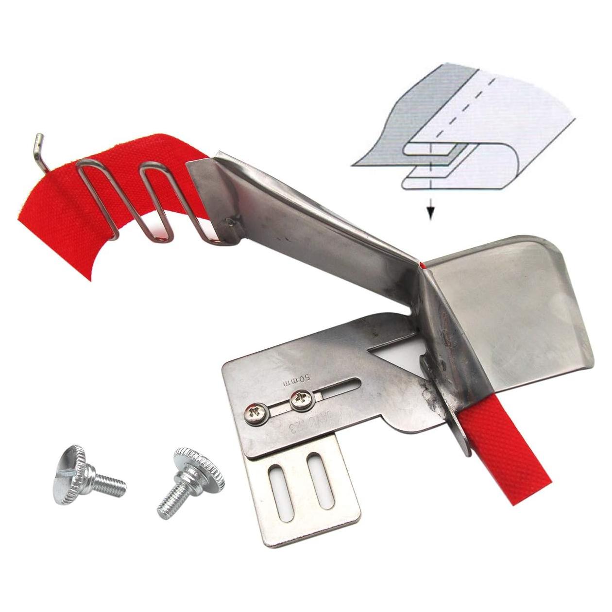 CKPSMS Máquina de Coser Doble Pliegue 50MM Sujeción