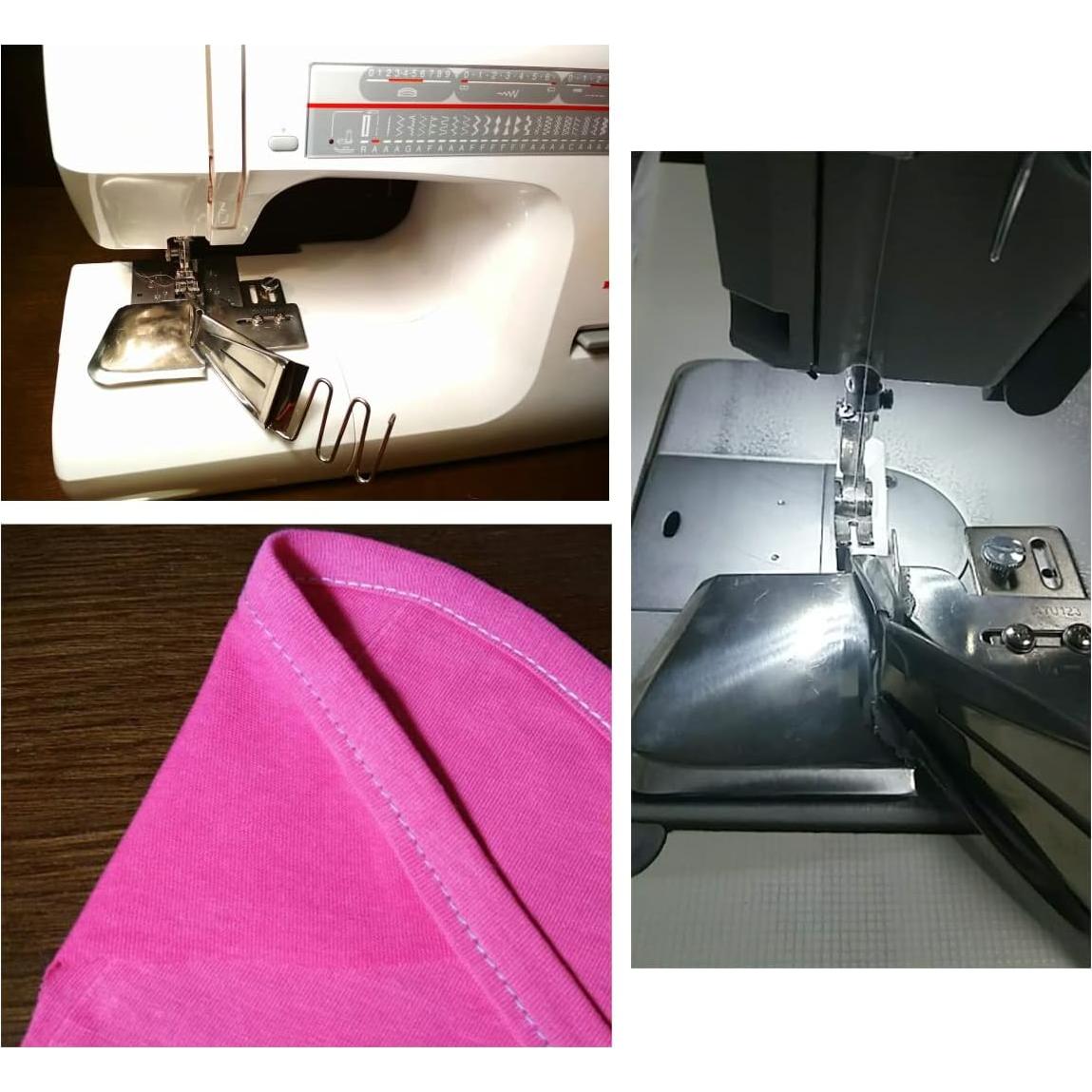 CKPSMS Máquina de Coser Doble Pliegue 50MM Sujeción