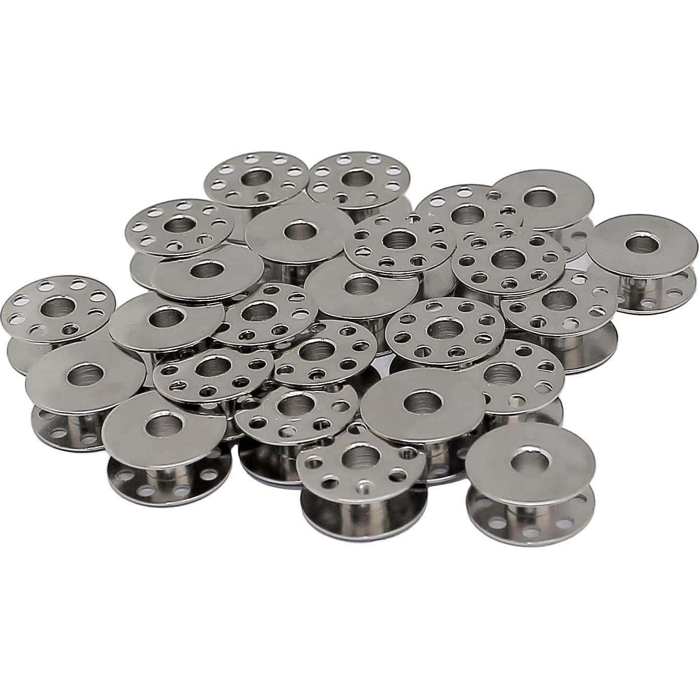 Kit 31 Piezas Bobinas y Pies de Prensatelas para Coser Singer, Juki, Consew