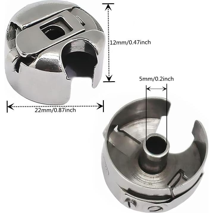 Kit 31 Piezas Bobinas y Pies de Prensatelas para Coser Singer, Juki, Consew