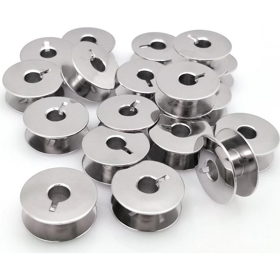 Bobinas de Metal L YEQIN 20 Piezas para Máquina de Coser