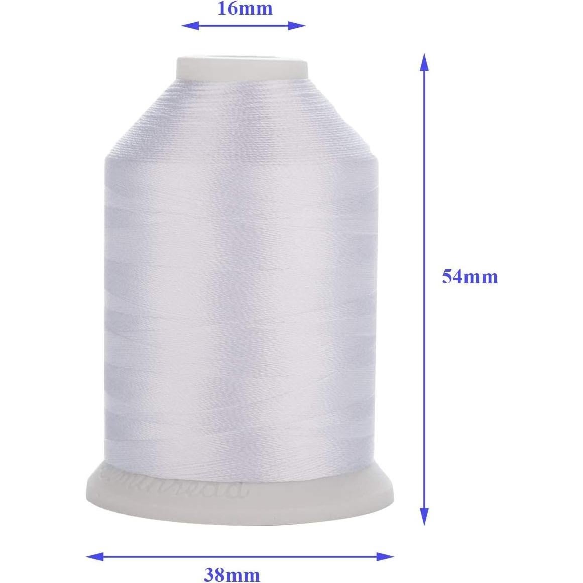 Hilo de Poliester Simthread 40wt 1100 Yardas 24 Colores Bordado