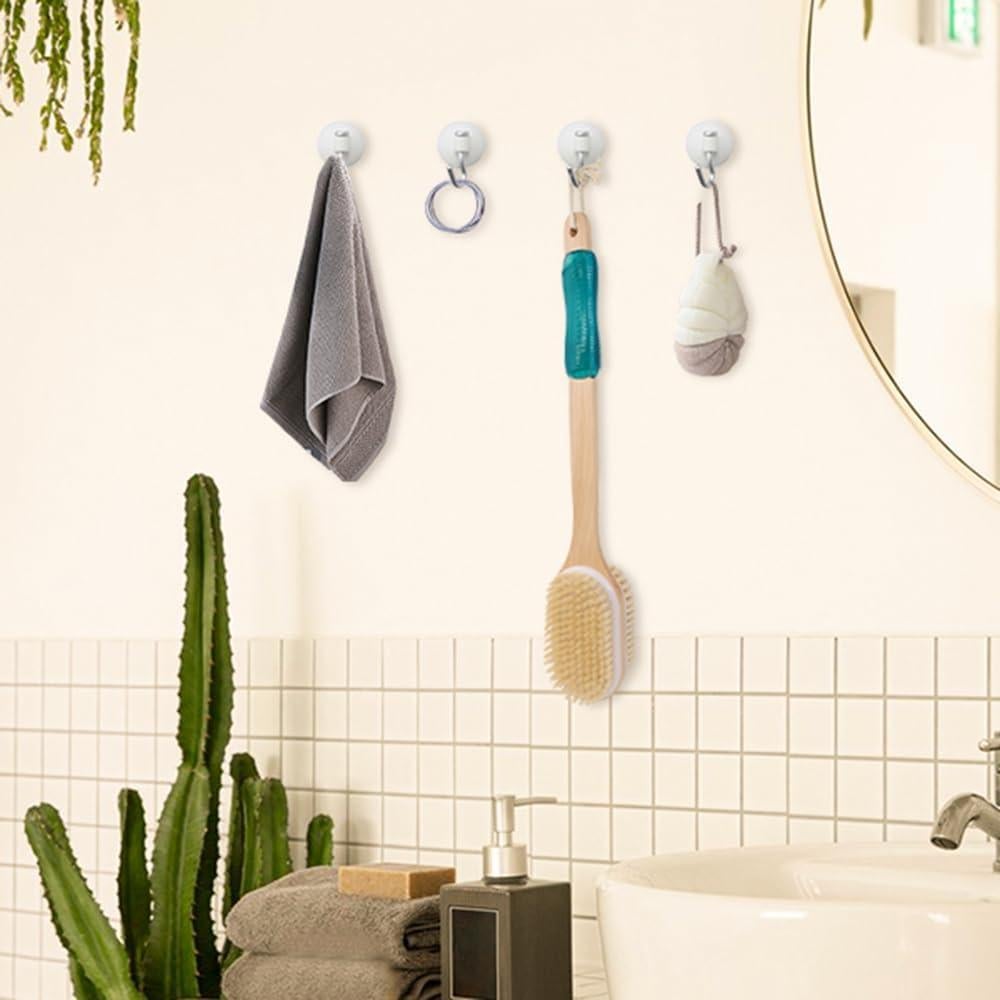 Cepillo de Espalda OWIIZI con Cerdas de Jabalí y Nylon, Mango Largo de Madera