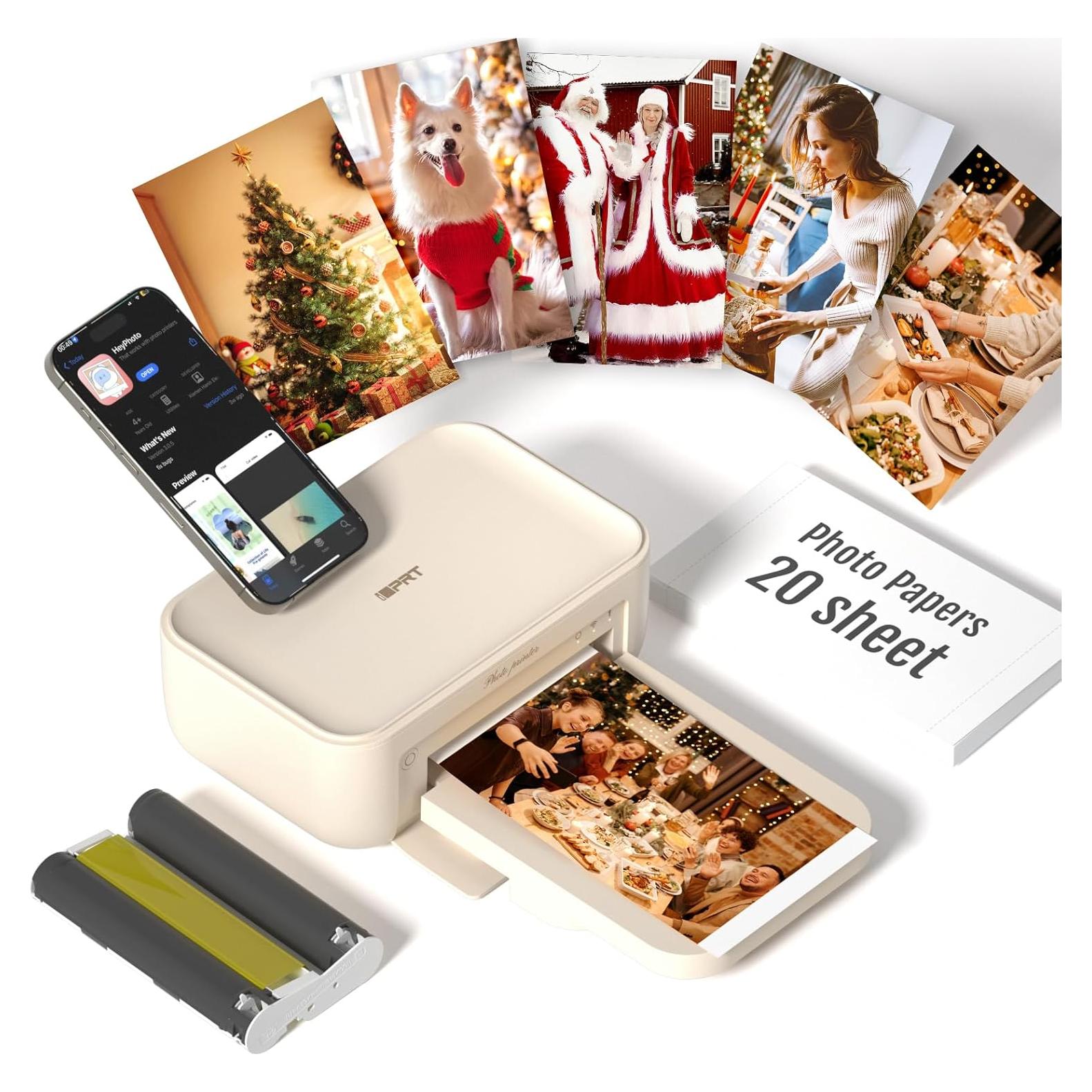 Impresora de Fotos Portátil iDPRT CP4100 Wi-Fi 20 Hojas