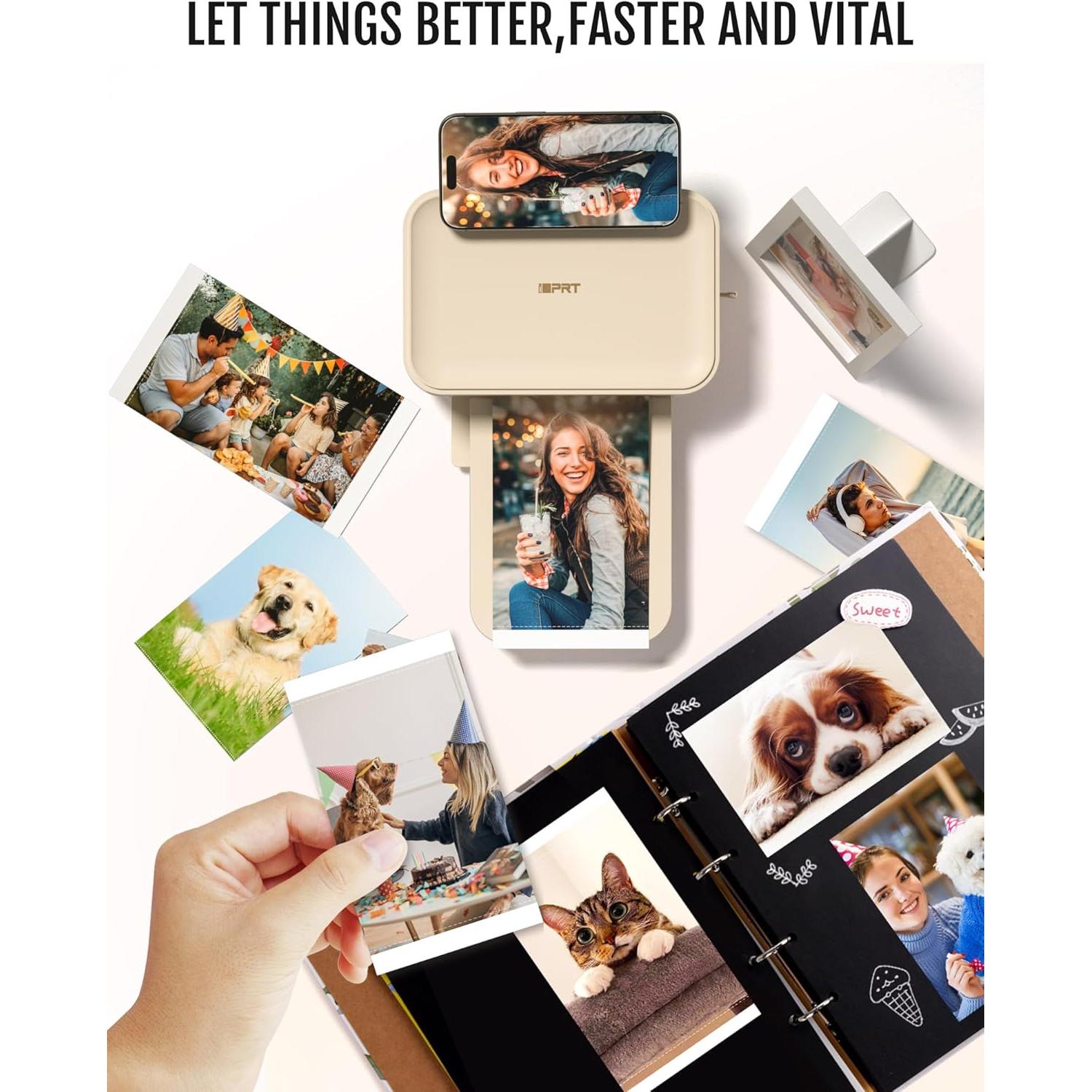 Impresora de Fotos Portátil iDPRT CP4100 Wi-Fi 20 Hojas