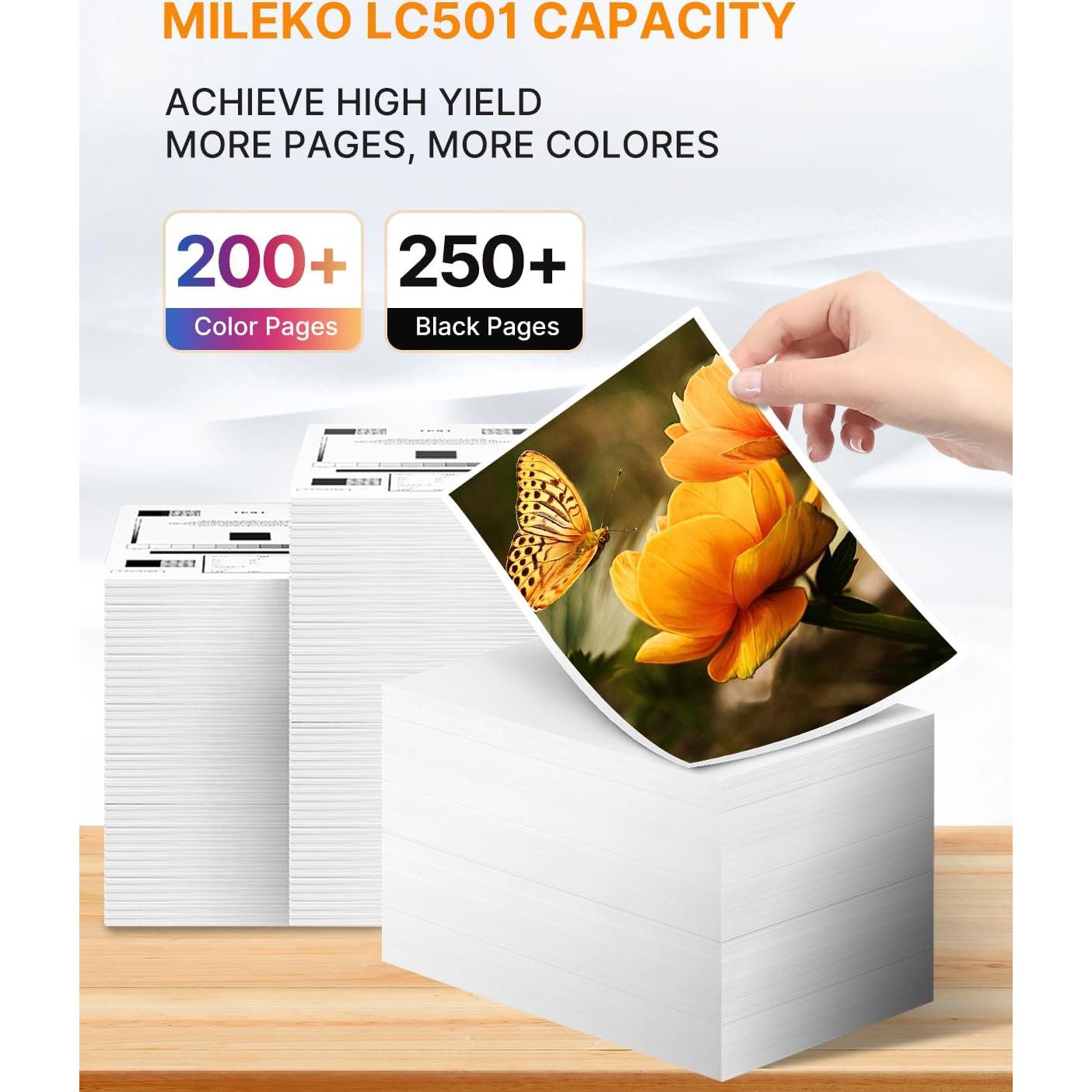 Cartuchos de tinta Brother LC501 XL compatibles 4 Pack Negro Cian Magenta Amarillo