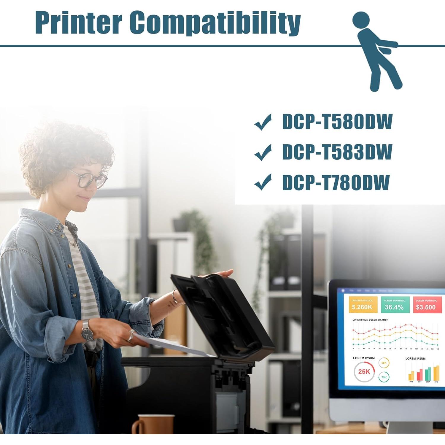 Paquete de Recarga de Tinta D180 Mutikor 4 Botellas Compatibles