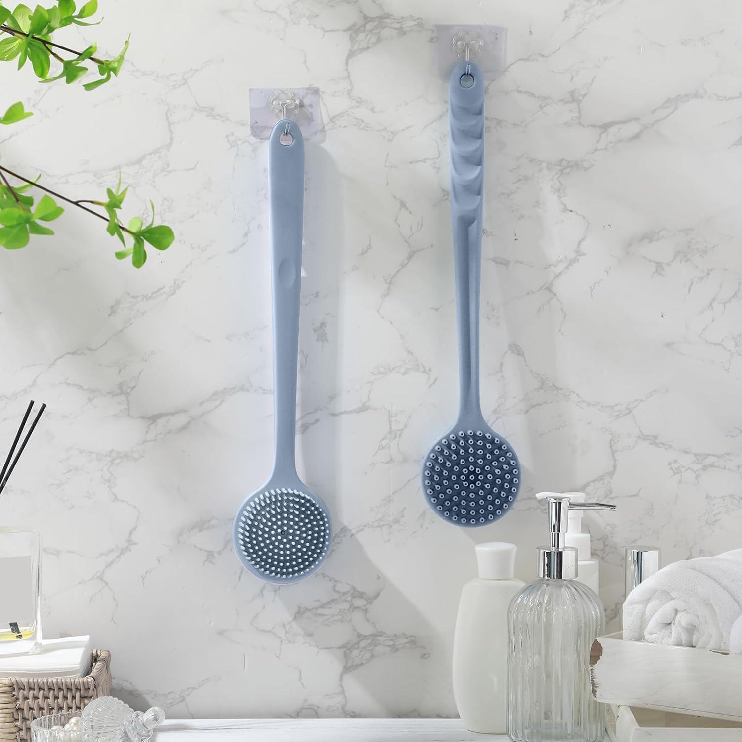 Cepillo de Espalda de Silicona Sunnyray 38.1 cm Antideslizante