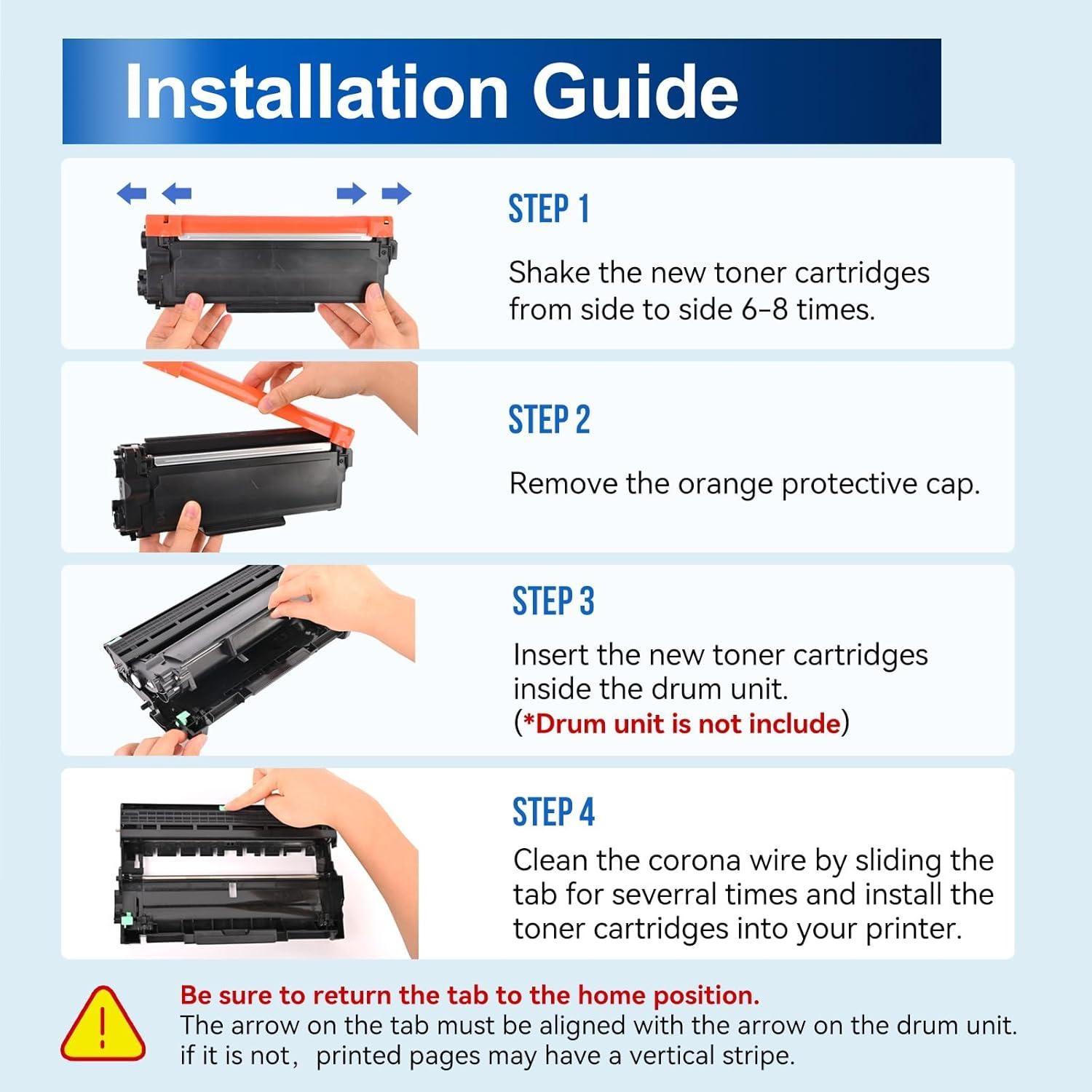 Cartucho de Tóner Negro InkNI TN660 Compatible para Brother - Paquete de 2