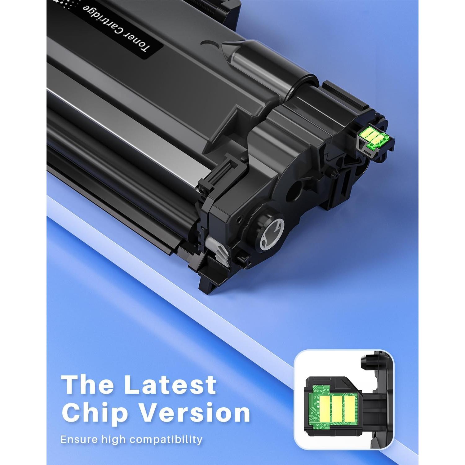 Tóner Compatible TN830XL INK4U para Impresoras Brother - 2 Cartuchos