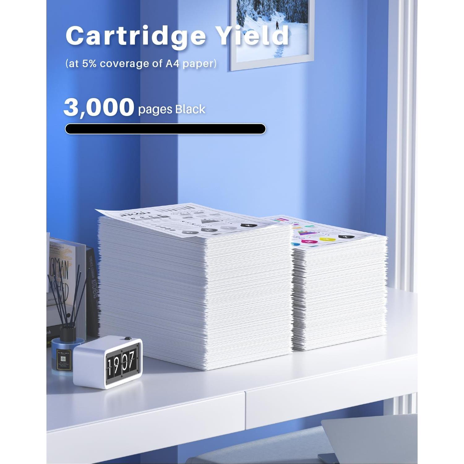 Tóner Compatible TN830XL INK4U para Impresoras Brother - 2 Cartuchos