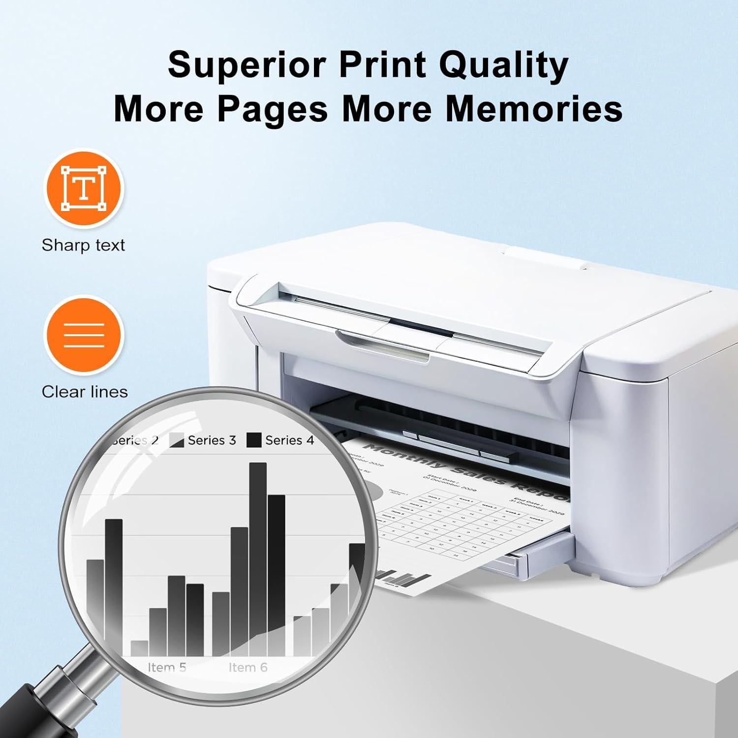 Cartucho de tóner LEMERO UTRUST TN760 compatible 4 paquetes