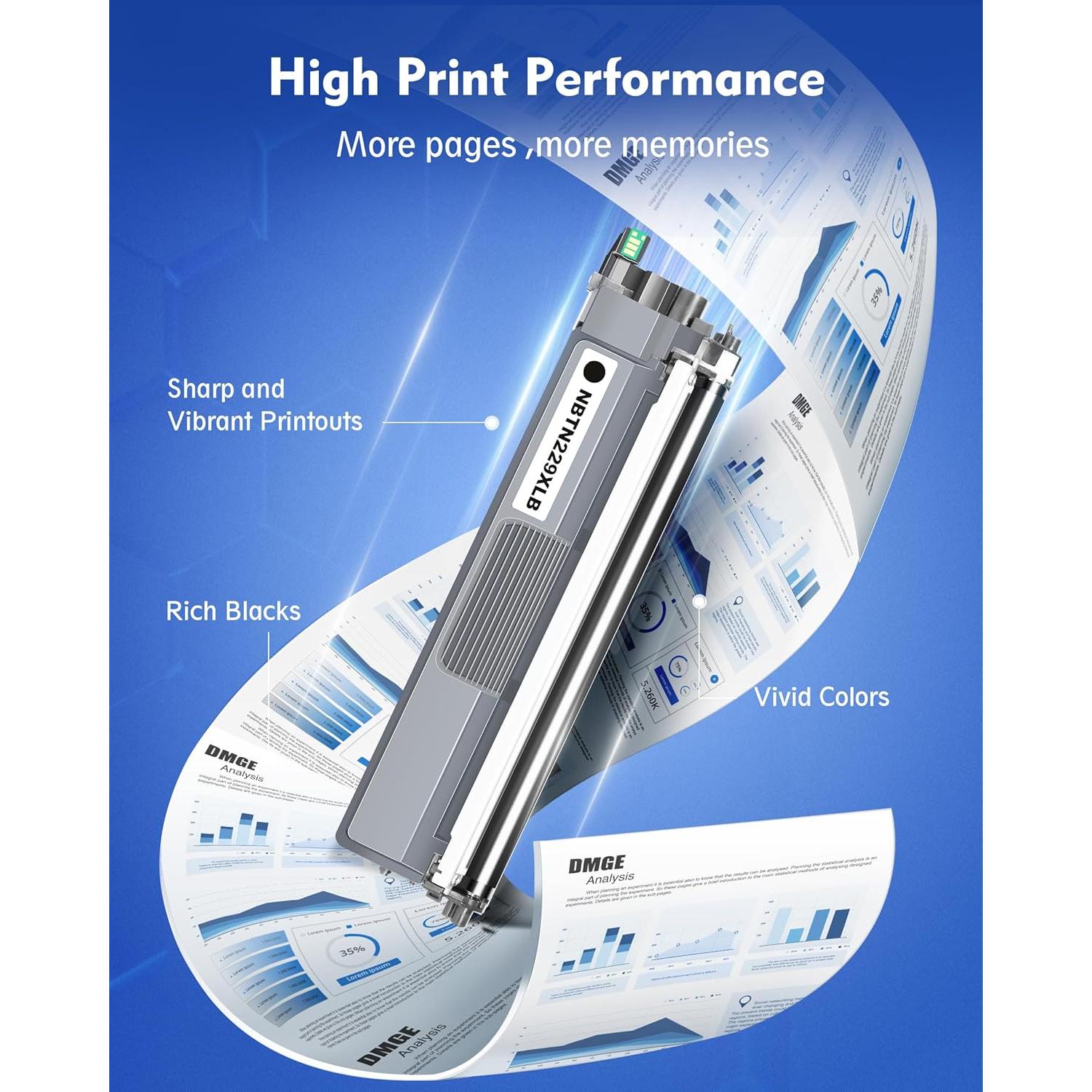 Cartucho de tóner negro TN229XL DMGE para Brother MFC-L3780CDW