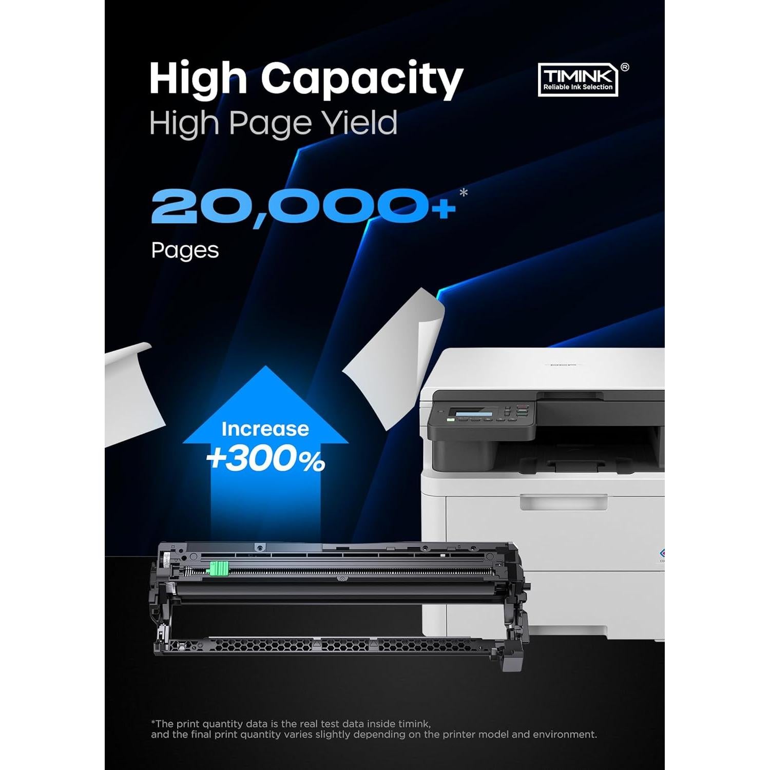 Unidad de tambor compatible Timink DR229CL para Brother - Paquete de 4