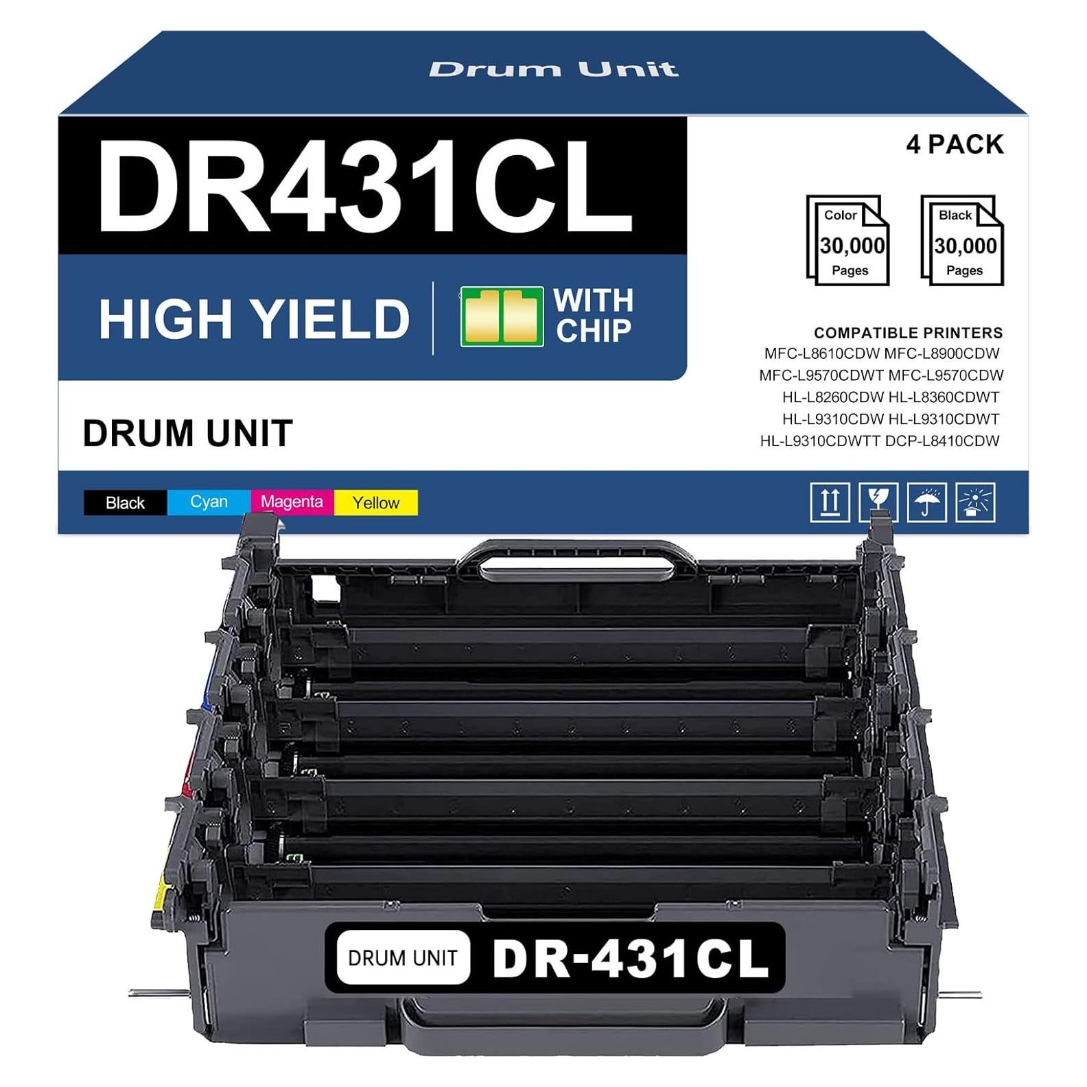 Unidad de Tambor DR431CL Butegoo para Brother - 30,000 Páginas