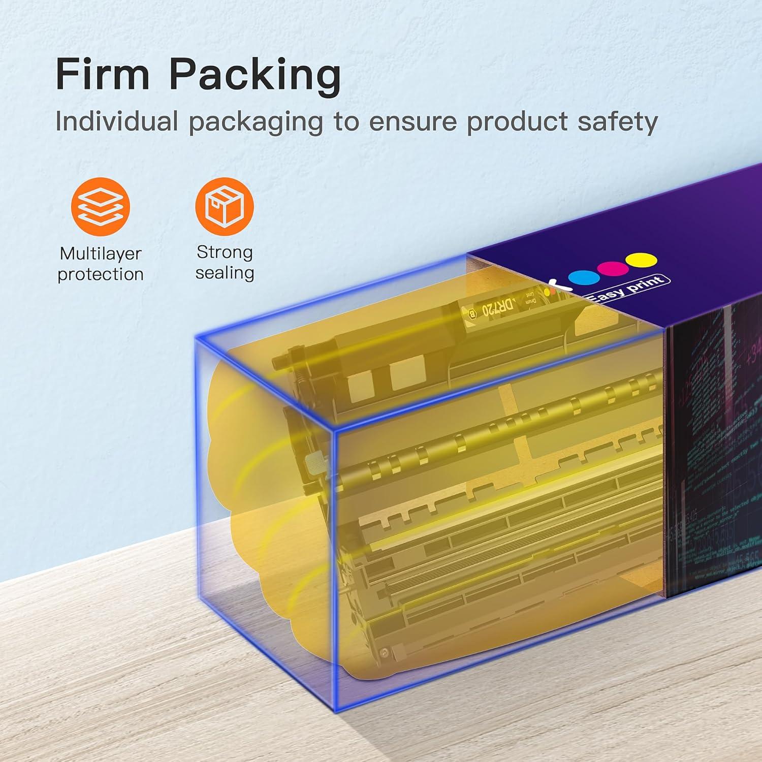 Unidad de tambor E-Z Ink DR720 compatible para Brother