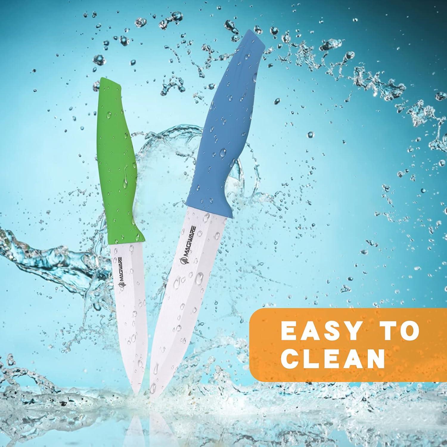 Juego de cuchillos de cerámica 6 piezas Magiware - Rojo