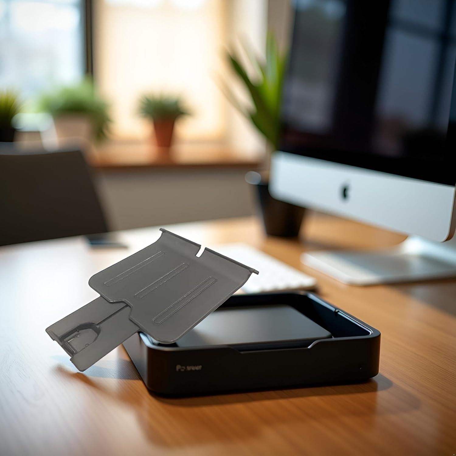 Bandeja de entrega de papel negra Jowxsx compatible HP