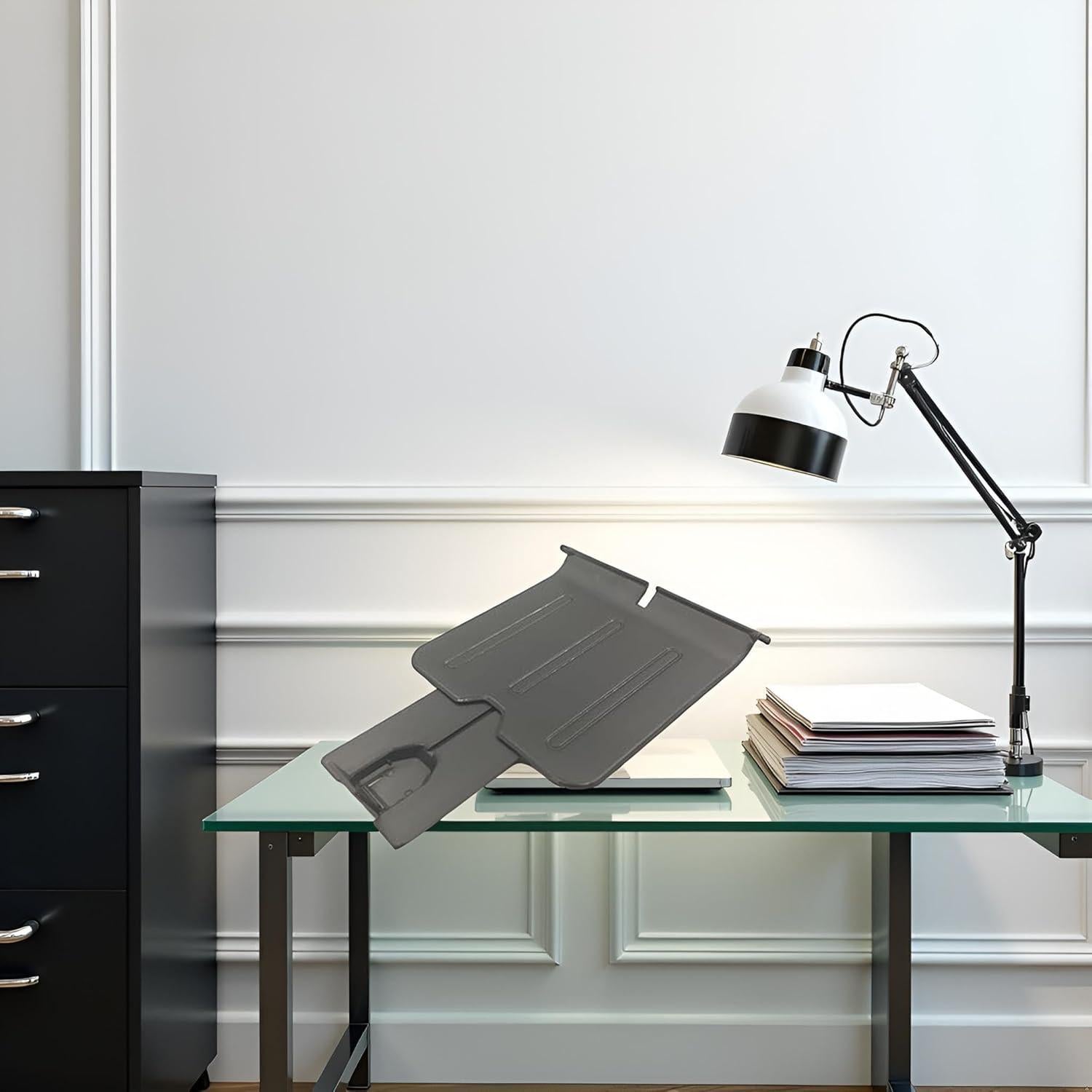 Bandeja de entrega de papel negra Jowxsx compatible HP