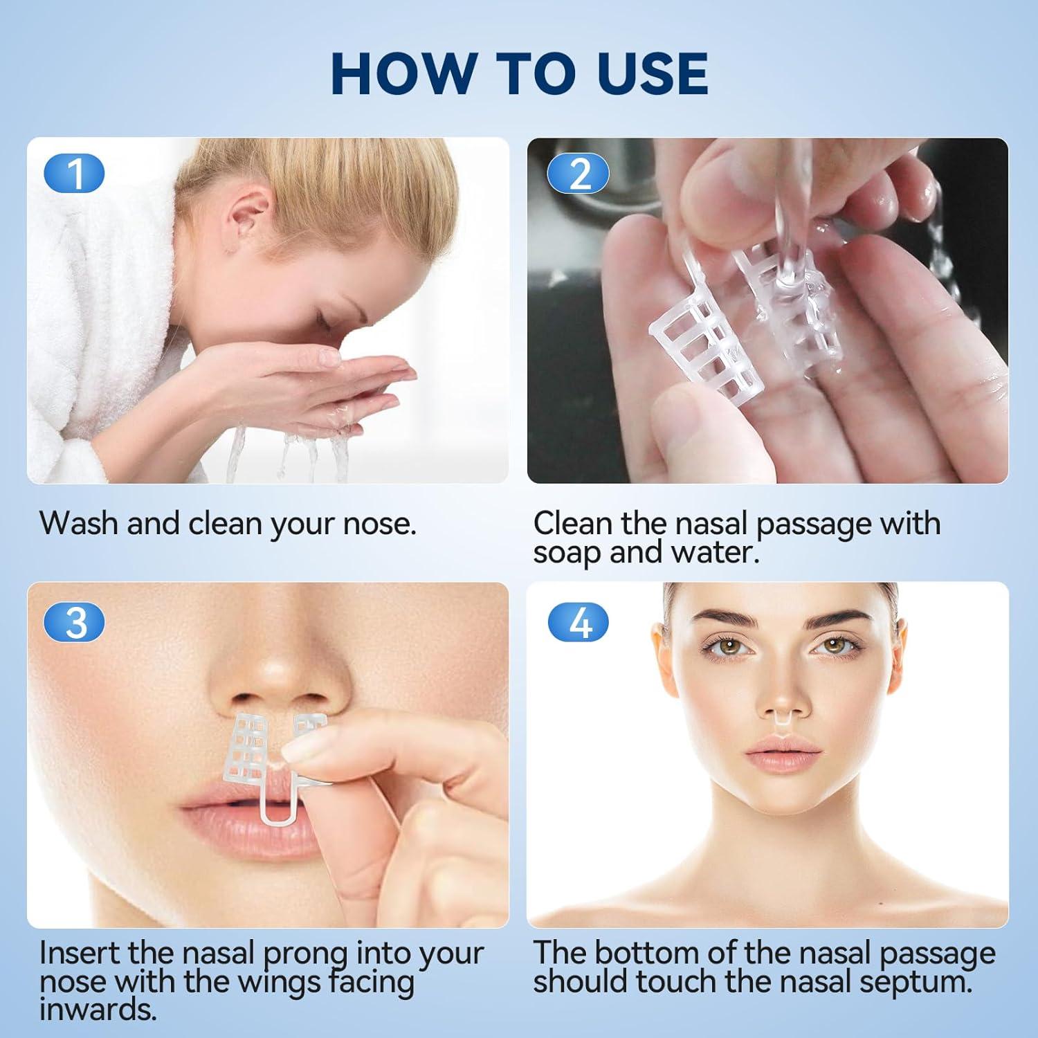 Dilatadores Nasales Anti Ronquidos SARSWBBHI - 8 Tamaños