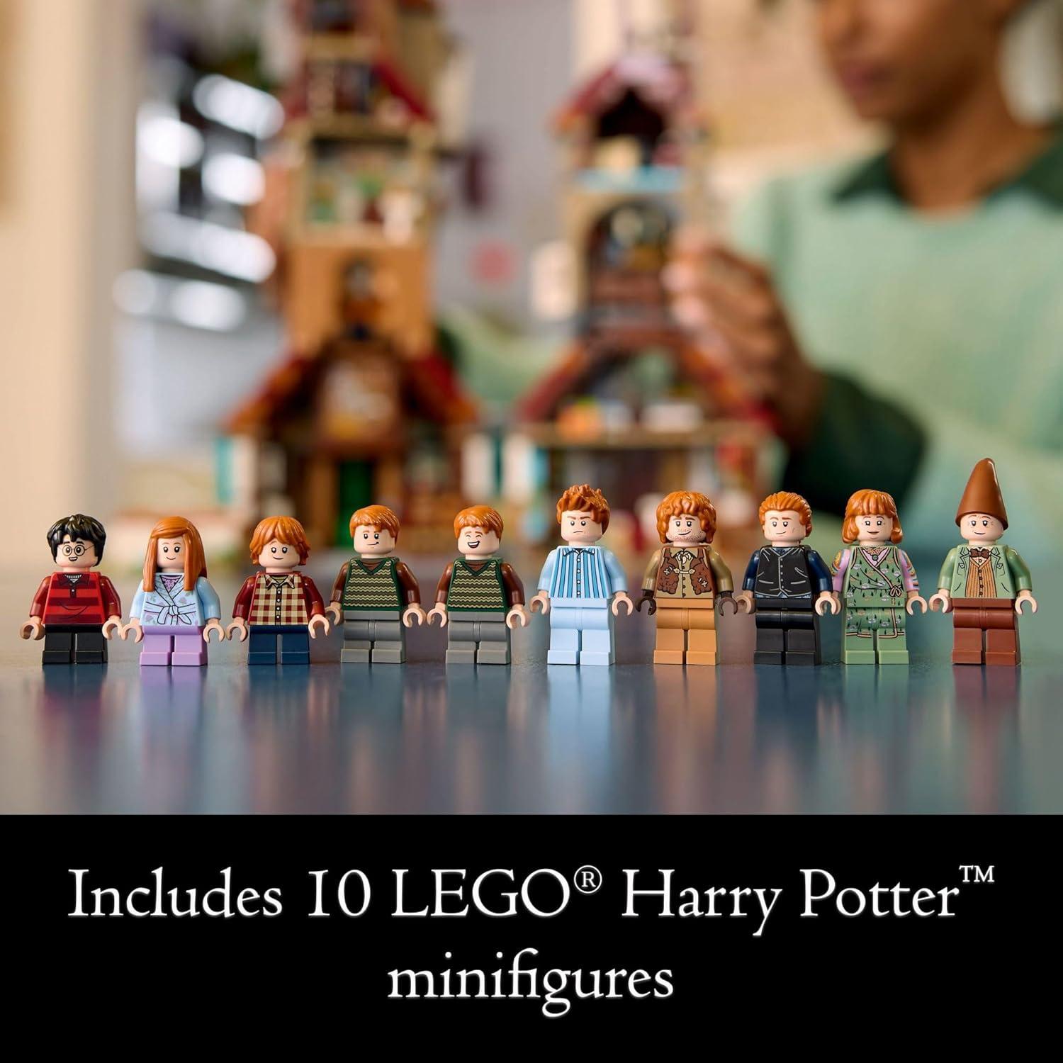 LEGO Harry Potter Casa de los Weasley 2405 Piezas 10 Minifiguras